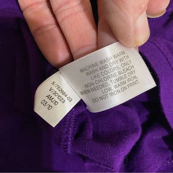 Old Navy Purple Deep V-Neck Lightweight Knit Cardigan - Picture 7 of 7